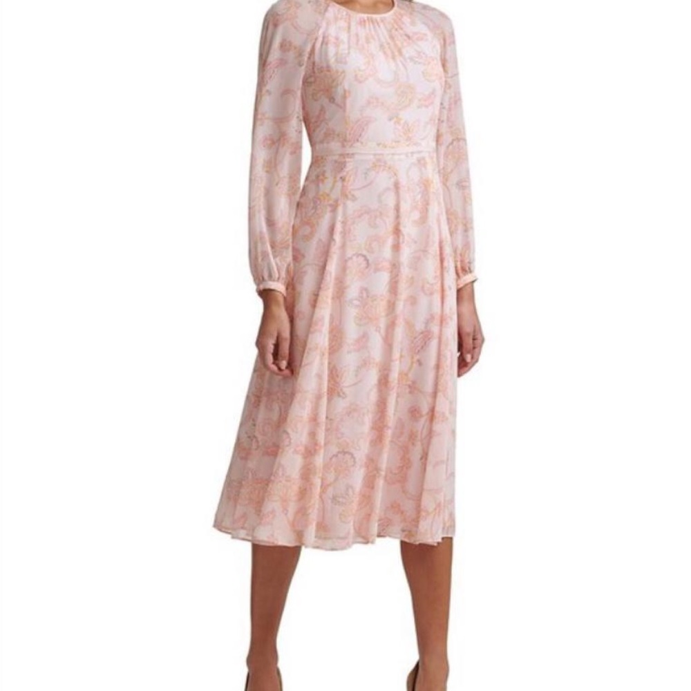 Tommy Hilfiger pink midi dress